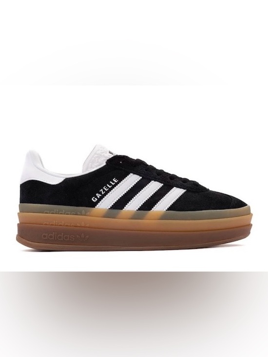 adidas Shoes - Womens adidas Gazelle Bold Athletic Shoe - Core Black / Cloud White